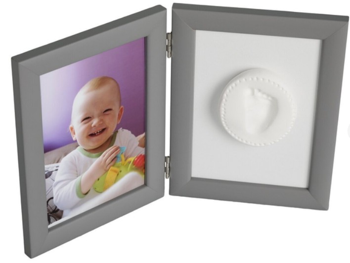 Set für den Abdruck des Kinderfußes, der Hand